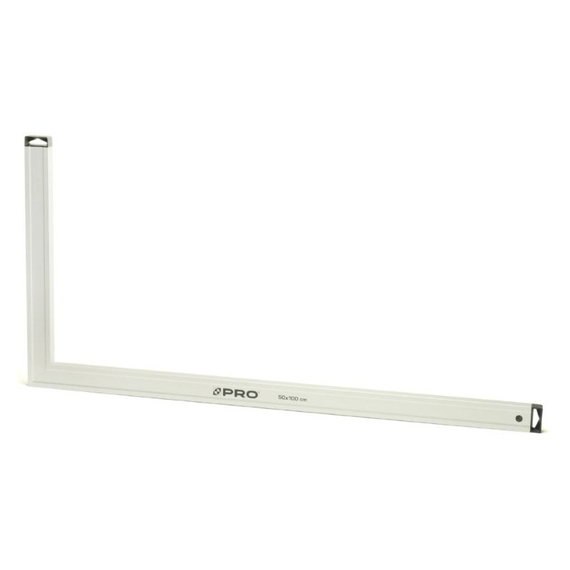 Kątownica anodowana PRO bez wskaźników 50x80CM PROKAT01.11