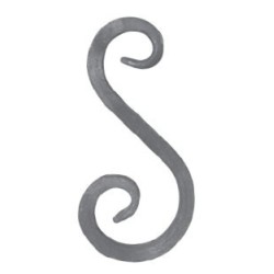 Element skrętny z pręta 12x12mm 88x180mm ART11061