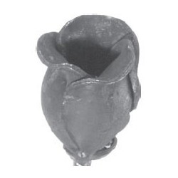 Kwiat róży 40x30mm POL14.301.28