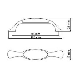 Uchwyt meblowy -UP19-  UCH149.12.