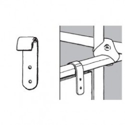 Uchwyt pionowy - Ø 25 chrom SZ521CH