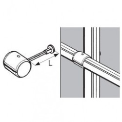 Uchwyt przelotowy - Ø 25/32 chrom SZ988ACH
