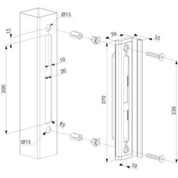 Zaczep zamka SHKW, SHKM typu Hybrid WADZAC01.5
