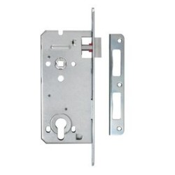 Zamek ZW100S 72/60 WB stolarka ocynk srebrny ZP-WA-203