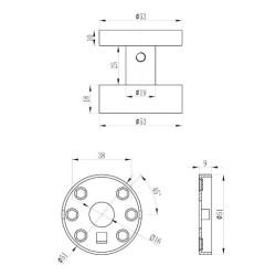 Gałko - klamka HUGO SEMKLA01.3