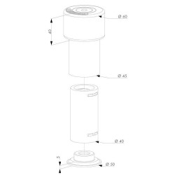 Odbojnik bramy GATESTOP WADODB01.1