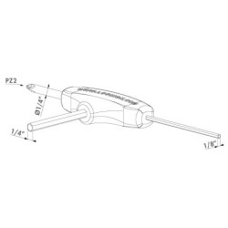 Klucz montażowy do zamków LOCITOOL LA WADLAC01.1