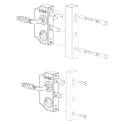 Zamek LAKY30F2 ozdobny WADZAM01.13