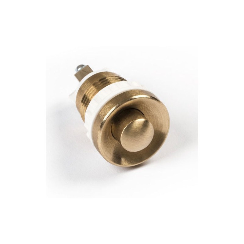 Przycisk dzwonka fi19,5mm mosiądz PRZ55.05