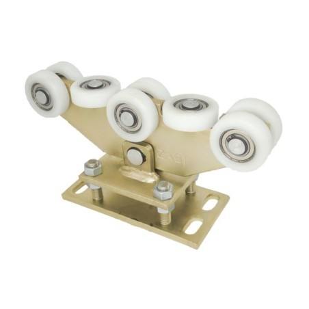 Wózek bramowy 8 rolek ZABWR-8T-80