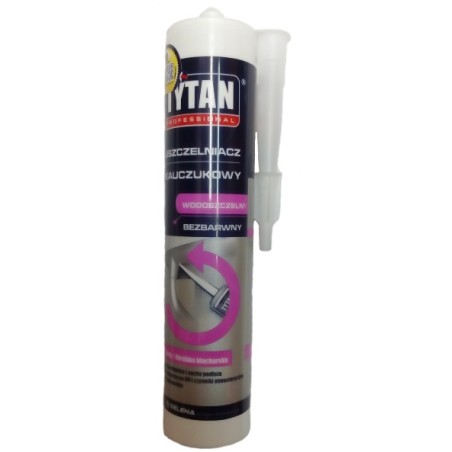 Uszczelniacz dekarski bezbarwny kauczukowy  SEL-USZ03