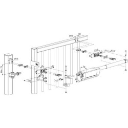 Samozamykacz do furtek SAMSON 2  WADSAM01.1