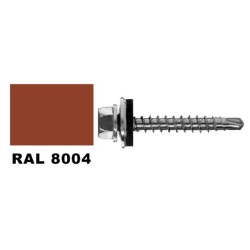 Wkręt farmer 4,8x35mm RAL8004 DACH79.24