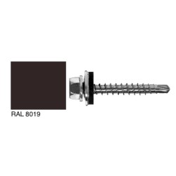 Wkręt farmer 4,8x35mm RAL8019 DACH79.23