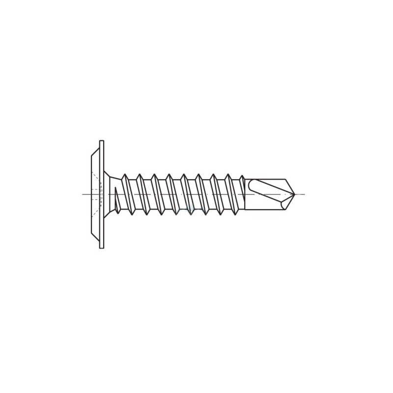 Blachowkręt z łbem płaskim 4,2x16mm WKBL79.01