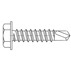 Blachowkręt z łbem sześciokątnym 6,3x38mm WKBL79.01