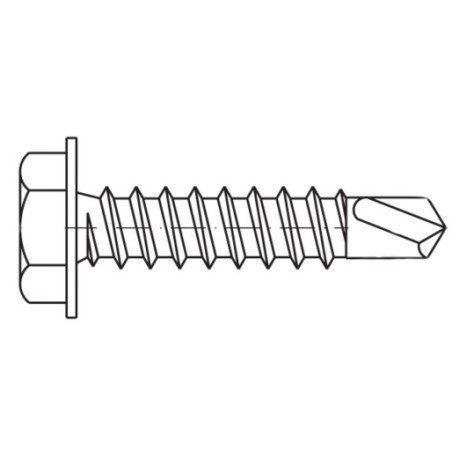 Blachowkręt z łbem sześciokątnym 6,3x32mm WKBL79.01