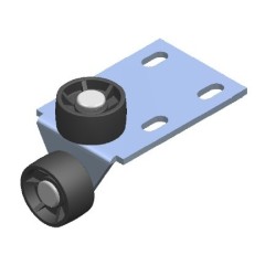 Rolka pozioma Φ29 dwukółkowa (M-022) ROL205.35