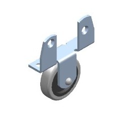 Rolka Φ36 z oponką ROL205.22