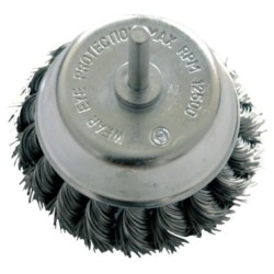 Szczotka doczołowa fi 75mm z trzpieniem X32457