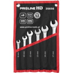 Zestaw kluczy oczkowo-płaskich 8-17mm X35656