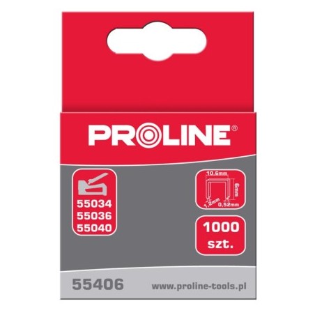 Zszywki hartowane  TYP-G 6mm X55406