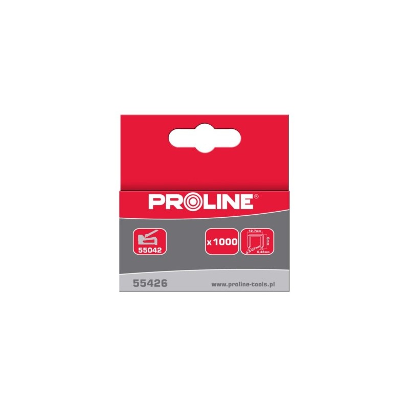 Zszywki hartowane  TYP-R 8mm X55428