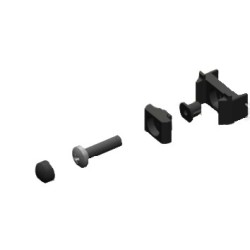 Łącznik ogrodzeń panelowych zielony ABILAC01.2ZIE