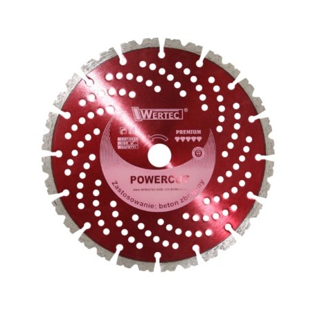 Tarcza diamentowa POWERCUT230 WERTEC EN-TARBETZ230