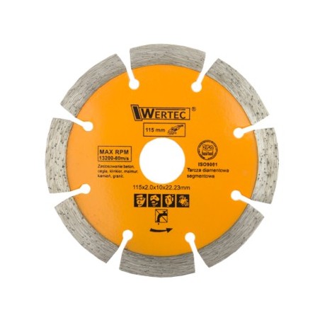 Tarcza diamentowa segmentowa 115mm WTDS115 EN-TARSEGM115