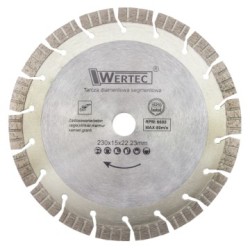Tarcza diamentowa segmentowa turbo 230mm WERTEC  EN-TARST23015
