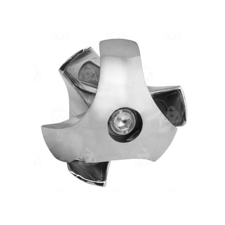 Złącze trzykierunkowe prawe - Ø 25 chrom SZTR502PCHR