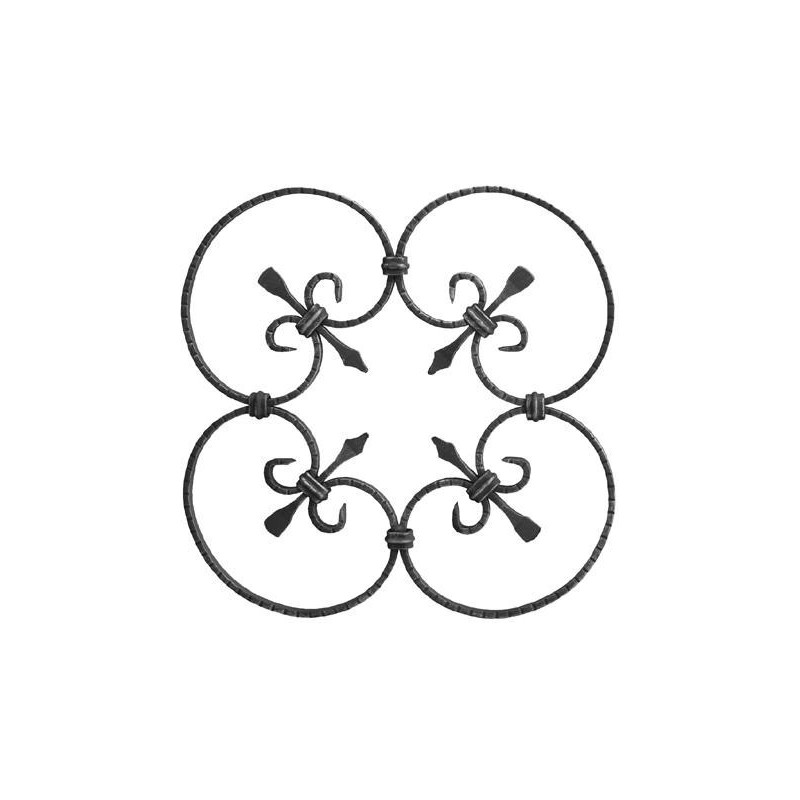 Rozeta ozdobna z płask. 10x5mm 380x380mm POS13.020