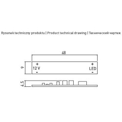 Włącznik bezdotykowy do profilu LED YAEWLPR60