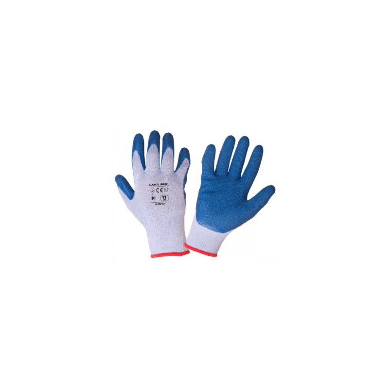 Rękawice ochronne powlekane lateksem "9" XL210209K