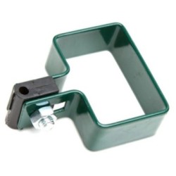 Obejma końcowa zielona na słupek 60x40mm OSI-OBE6