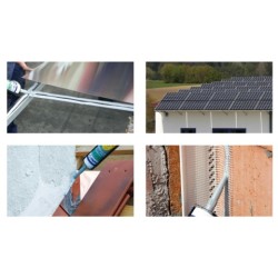 Klej 1-komponentowy GEKON HYBRID 310ml popiel BE-GEKONPOP