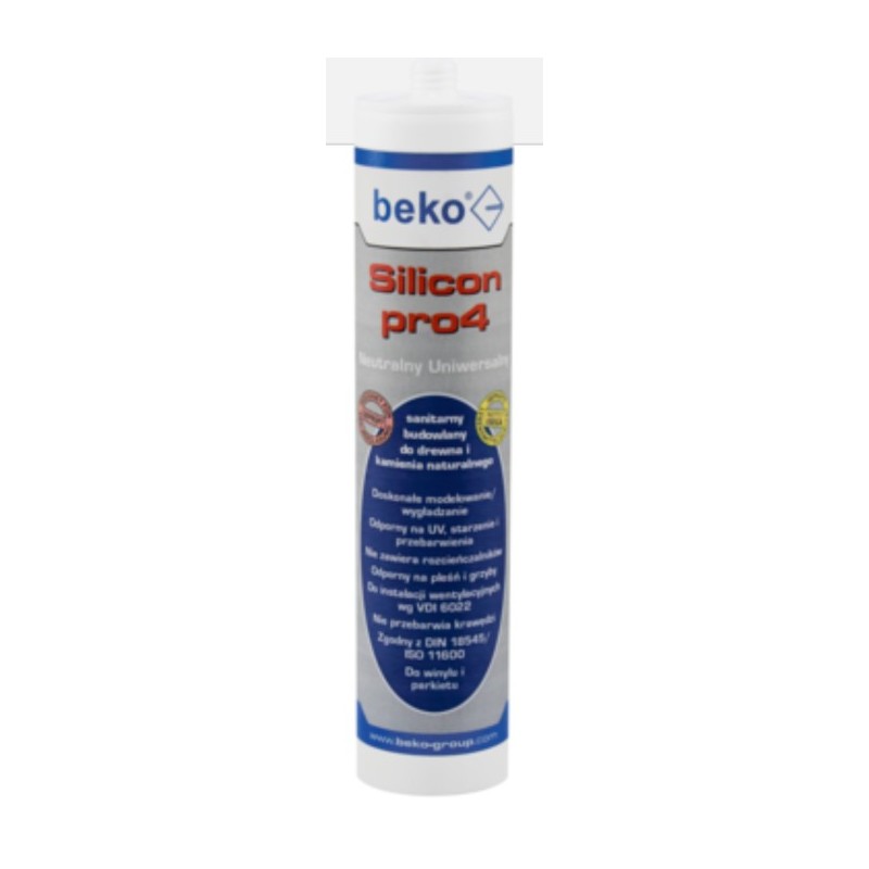 Silikon uniwersalny PRO4 czarny 310ml BE-SILUNICZAR