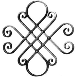 Rozeta z płask. 16x80mm 400x410mm POL03.571