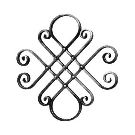 Rozeta z płask. 16x80mm 400x410mm POL03.571