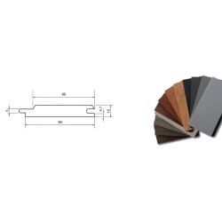 Panel ogrodzeniowy MAHAGONI KOMAPAN XKOM2424